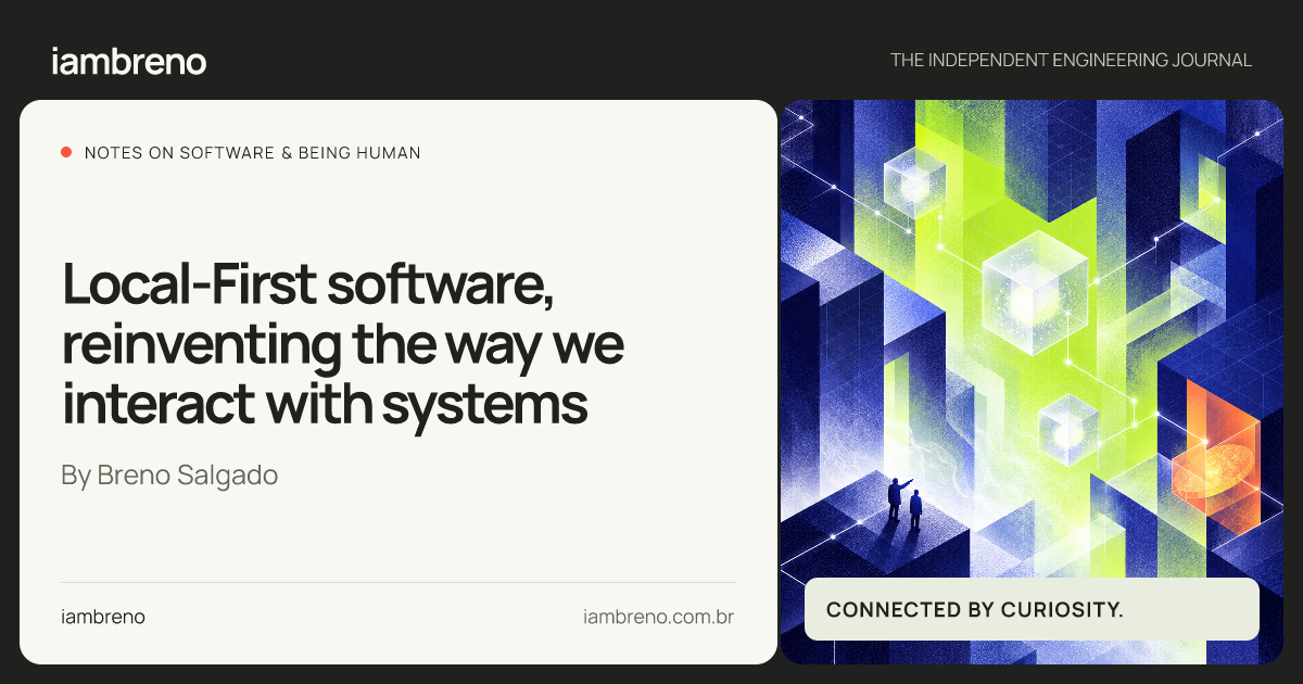 What Is Local Software Local-First software, reinventing the way we interact with systems ...
